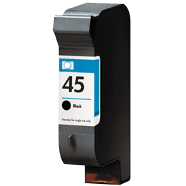 HP Série Deskj & 700/800/840/843/900 (45-15) All models HP except solvent Black No Virgin