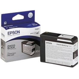 EPSON T5801..9A-B (80mL) BCMY Black CASE