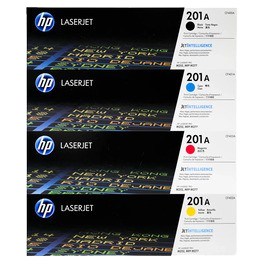 HP CF401A-CF402A.-CF403A (201A) - CANON (045) BCMY TONER STARTER