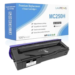 RICOH M C250 / H P C300-C301 / MPC 250FW Black TONER (According to scanner test)