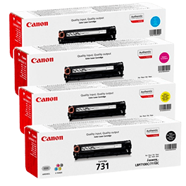 HP CF211A -CF212A-CF213A - CANON 731 (131A) CMY TONER