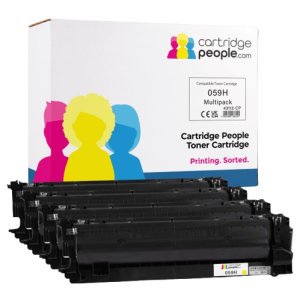 CANON CARTRIDGE 059/059H BCMY N.V. CANON 059/059H BLACK&COLOR - NON VIRGIN ONLY WITH O.E.M. CHIP + BROKEN VIRGIN WITH CHIP