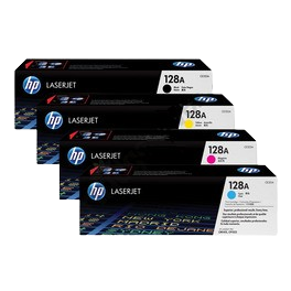 HP CE320A CE321A CE322A CE323A LJ CP1415 (128) BCMY TONER STARTER